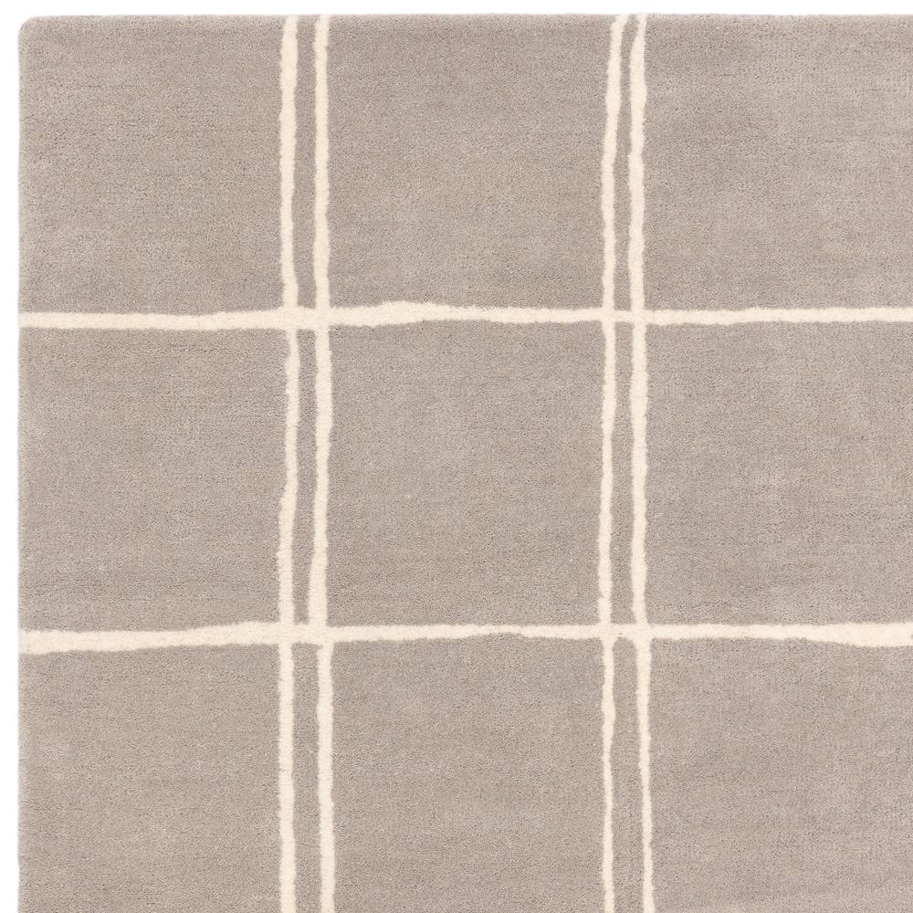 Albany Rug 200x290cm Grid Silver Rug