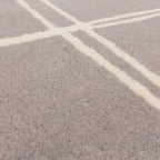 Albany Rug 200x290cm Grid Silver Rug