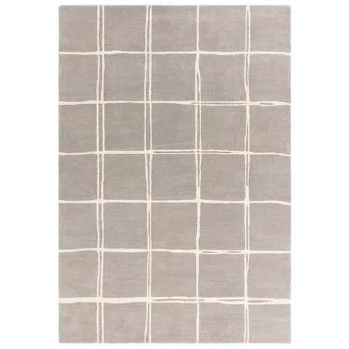Albany Rug 080x150cm Grid Silver Rug