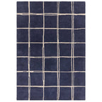 Albany Rug 200x290cm Grid Marine Rug