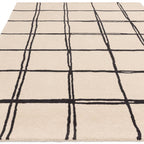 Albany Rug 120x170cm Grid Monochrome Rug