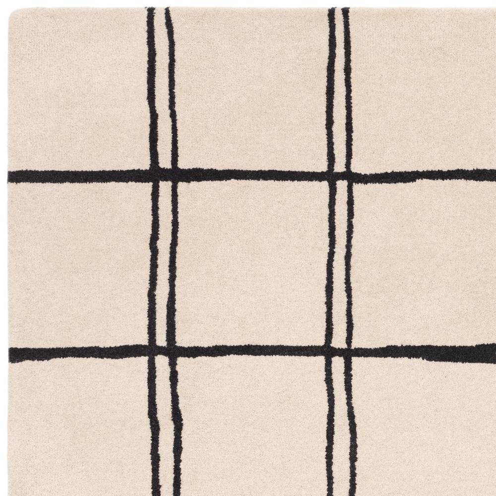 Albany Rug 120x170cm Grid Monochrome Rug