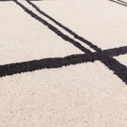 Albany Rug 200x290cm Grid Monochrome Rug