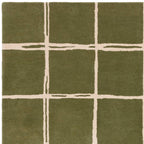 Albany Rug 160x230cm Grid Olive Rug