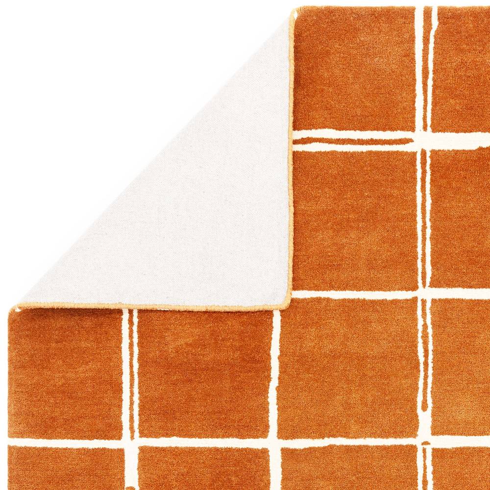 Albany Rug 120x170cm Grid Rust Rug