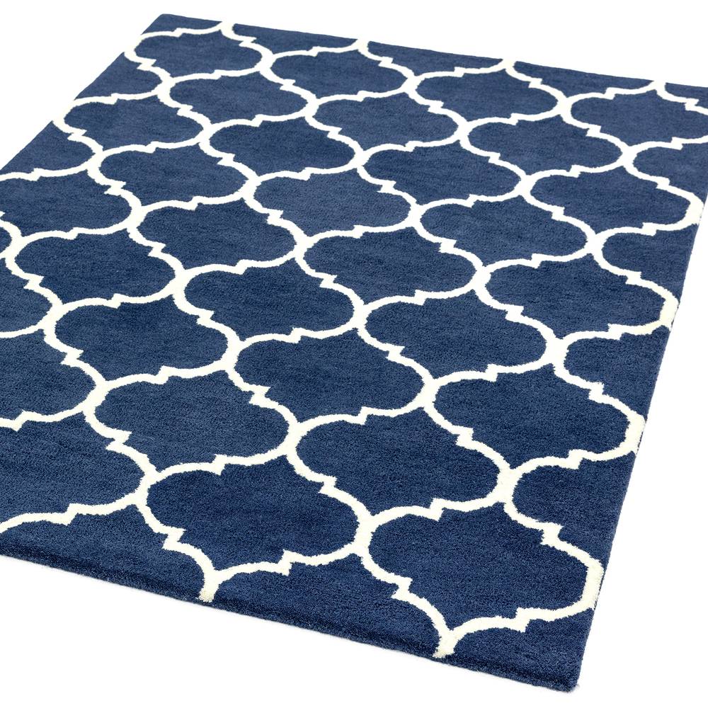 Albany Rug 080x150cm Ogee Blue Rug