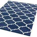 Albany Rug 080x150cm Ogee Blue Rug