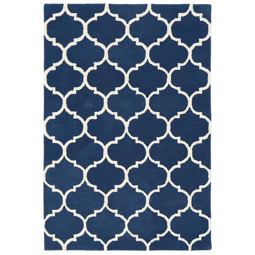 Albany Rug 080x150cm Ogee Blue Rug