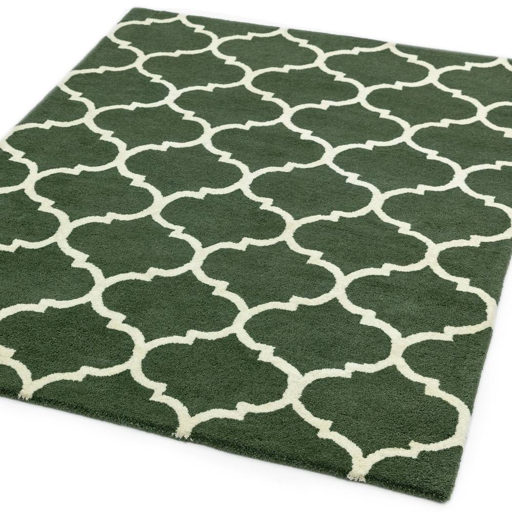 Albany Rug 080x150cm Ogee Green Rug