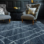 Alto 200x290cm AL01 Blue & Cream Rug