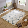 Alto 200x290cm AL03 Cream & Blue Rug