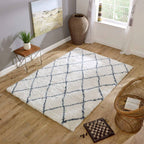 Alto 200x290cm AL03 Cream & Blue Rug