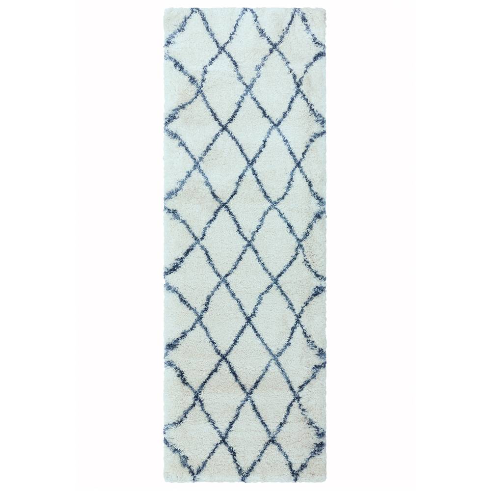 Alto 200x290cm AL03 Cream & Blue Rug