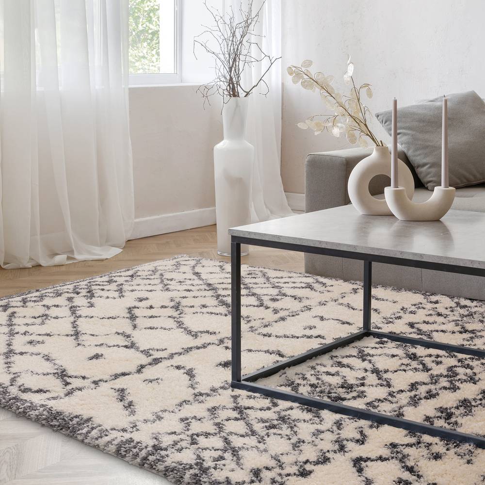 Alto 200x290cm AL04 Cream & Grey Rug
