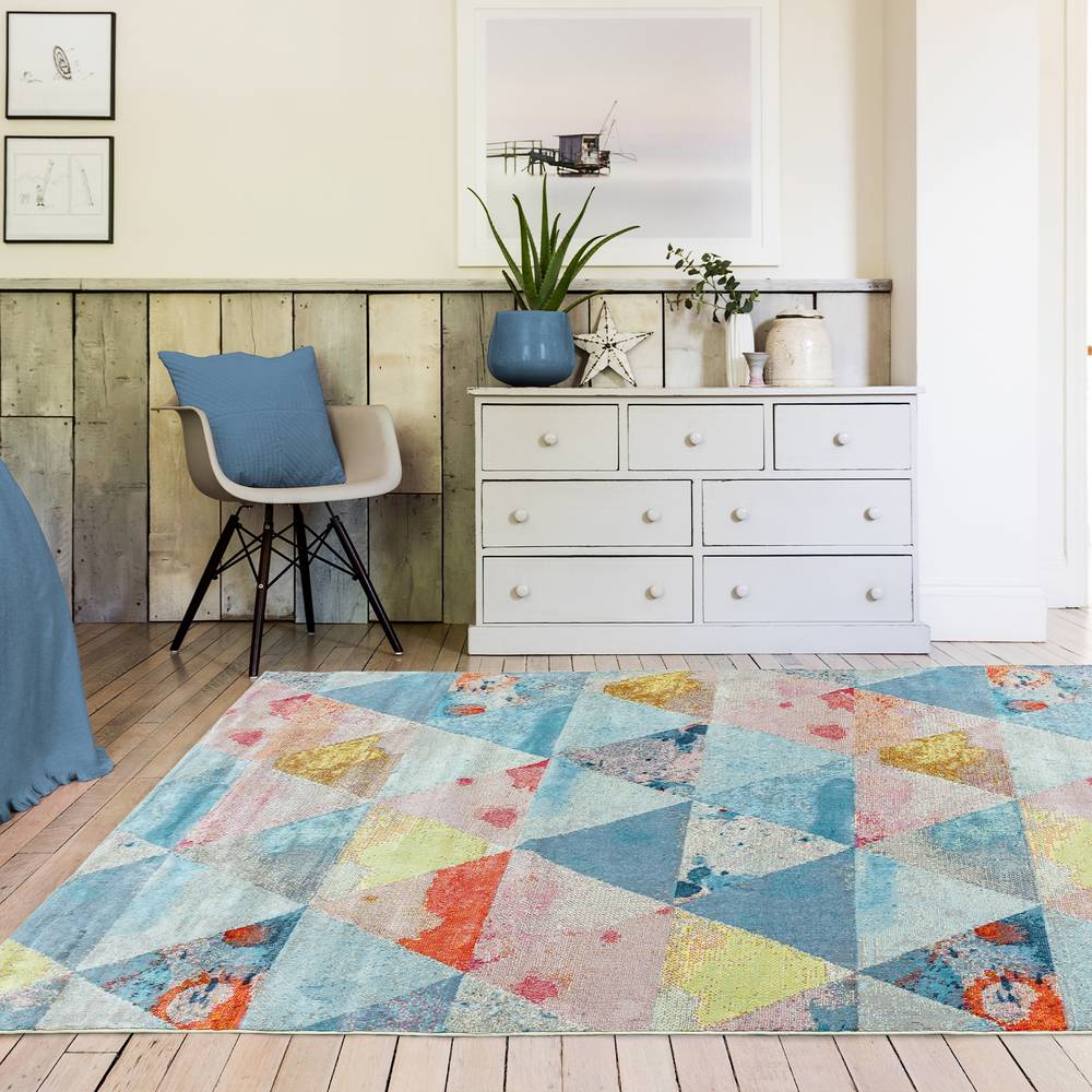 Amelie 200x290cm AM03 Triangles Rug