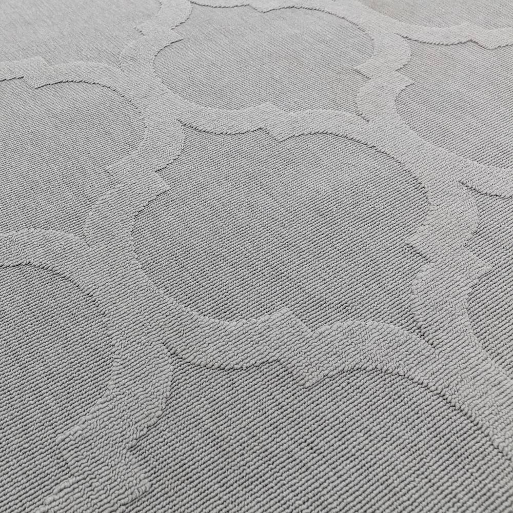 Antibes 080x150cm AN01 Grey Trellis Rug