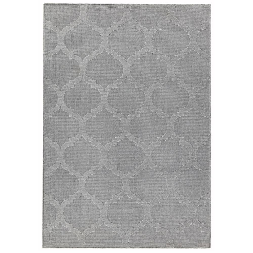 Antibes 160x230cm AN01 Grey Trellis Rug