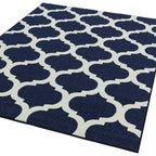 Antibes 200x290cm AN02 Blue Trellis Rug