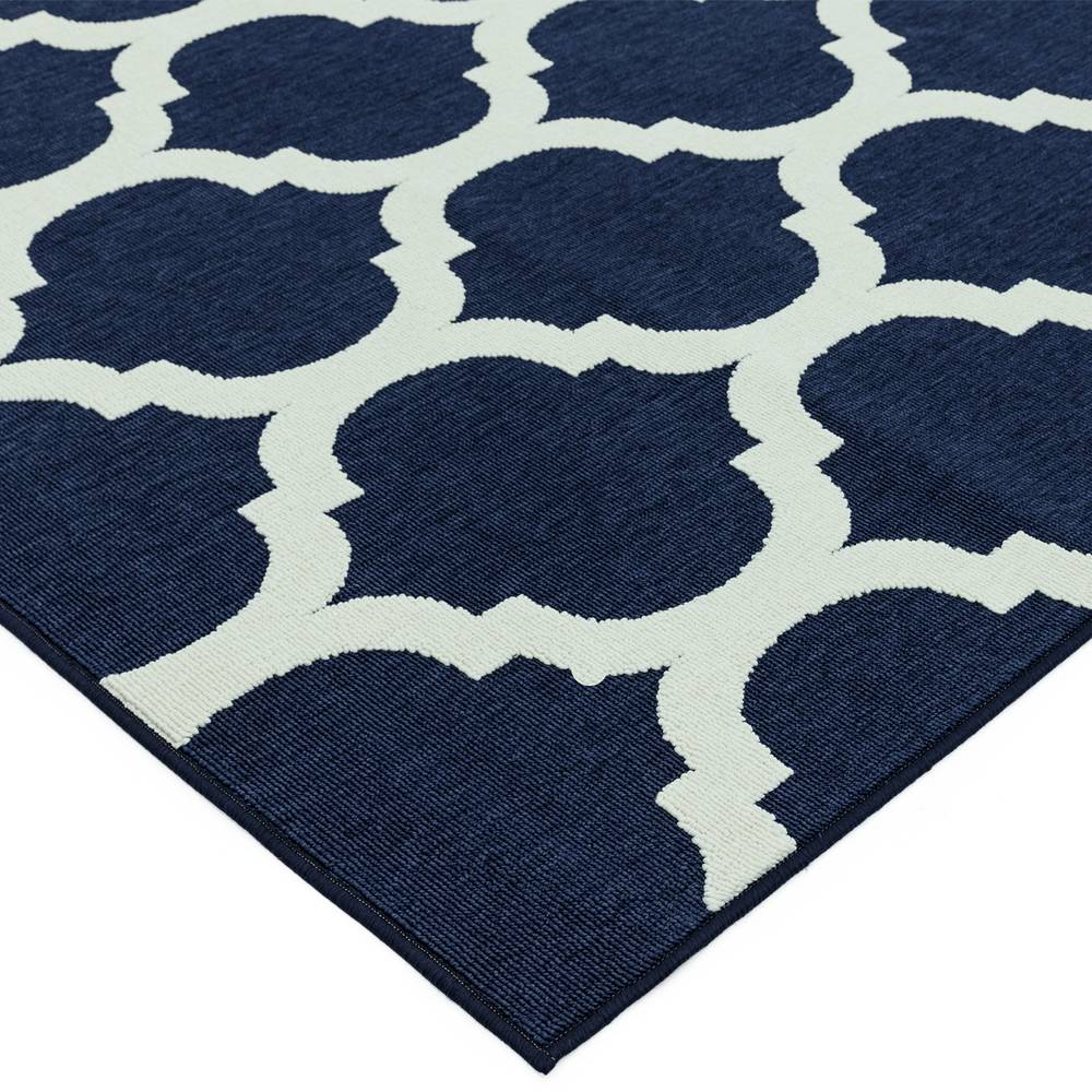 Antibes 200x290cm AN02 Blue Trellis Rug