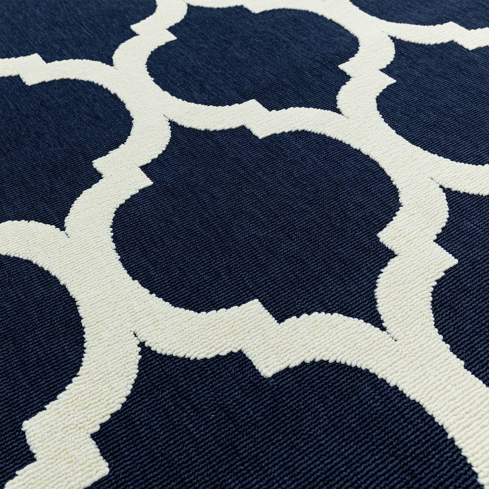 Antibes 160x230cm AN02 Blue Trellis Rug