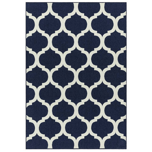 Antibes 160x230cm AN02 Blue Trellis Rug