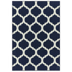 Antibes 200x290cm AN02 Blue Trellis Rug
