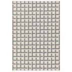 Antibes 080x150cm AN03 White/Grey Grid Rug