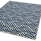 Antibes 200x290cm AN04 Blue/White Linear Rug