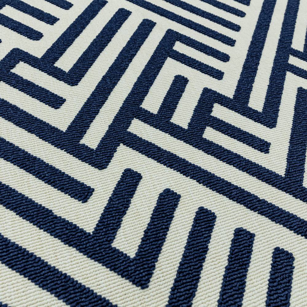 Antibes 160x230cm AN04 Blue/White Linear Rug