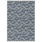 Antibes 120x170cm AN04 Blue/White Linear Rug