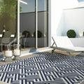 Antibes 200x290cm AN04 Blue/White Linear Rug