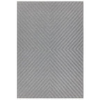 Antibes 120x170cm AN07 Light Grey Arrow Rug