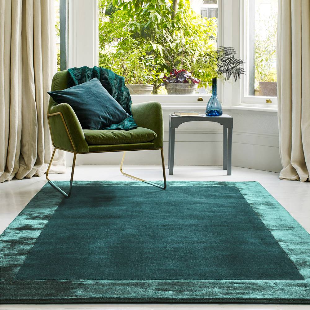 Ascot Rug 200x290cm Aqua Blue Rug