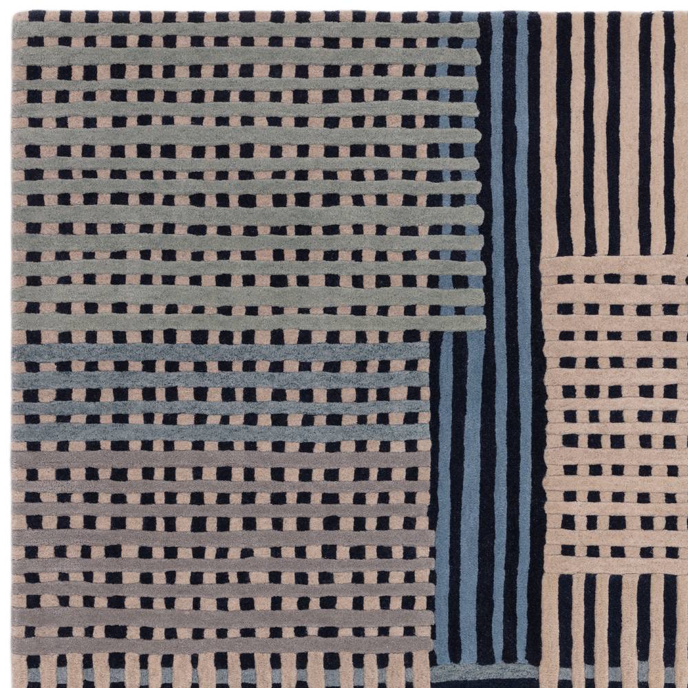 Aspect 120x170cm Blue Multi Rug