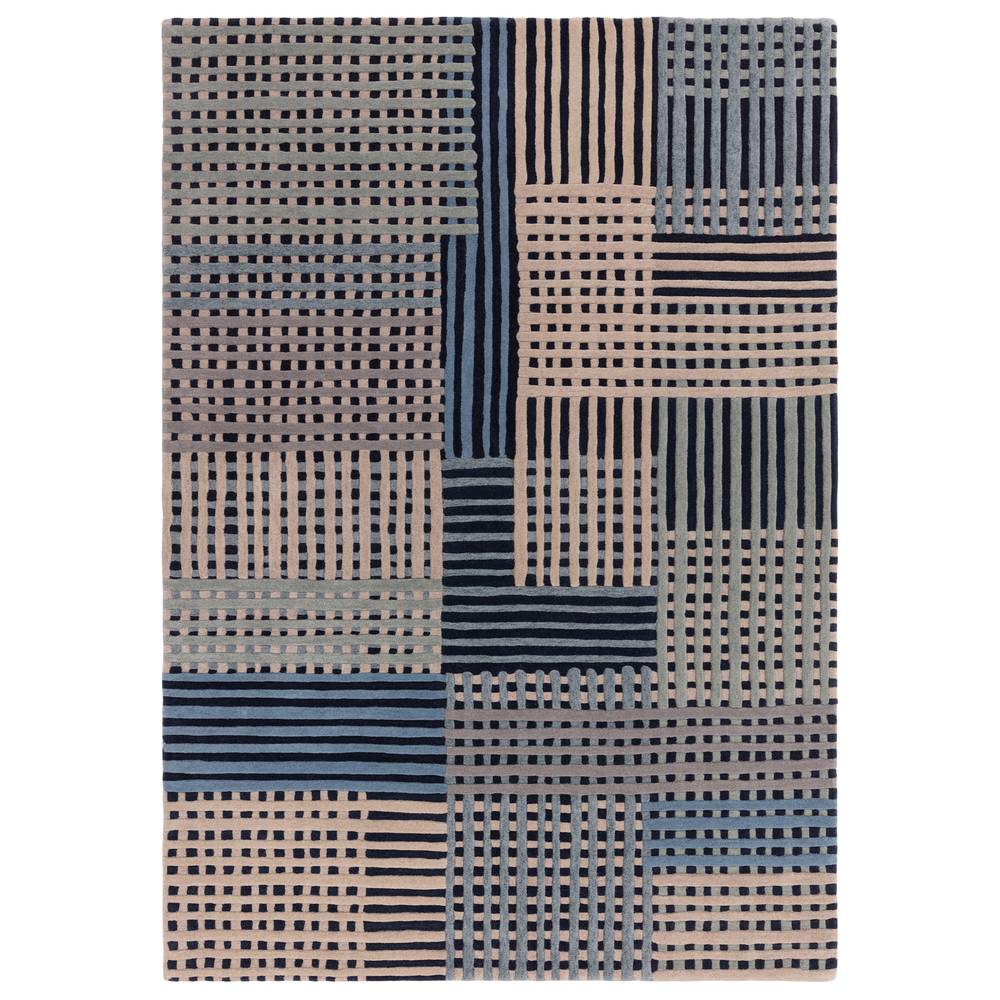 Aspect 120x170cm Blue Multi Rug