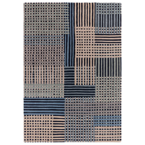 Aspect 120x170cm Blue Multi Rug