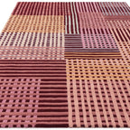 Aspect 200x290cm Red Multi Rug