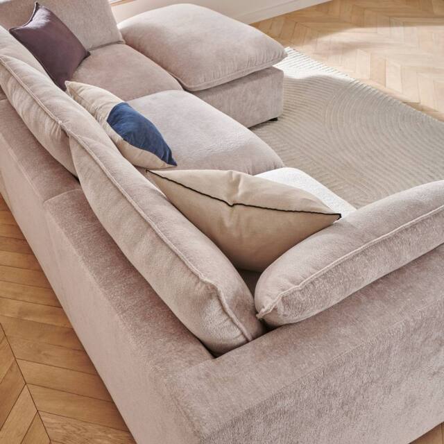 Model 48 - Modular Chaise Sofa Symphony Pearl