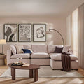 Model 48 - Modular Chaise Sofa Symphony Pearl