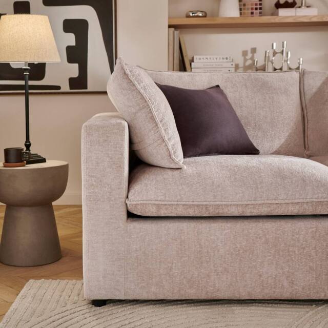 Model 48 - Modular Chaise Sofa Symphony Pearl