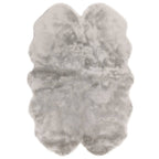 Auckland Luxury Faux Sheepskin 070x100cm Silver Rug