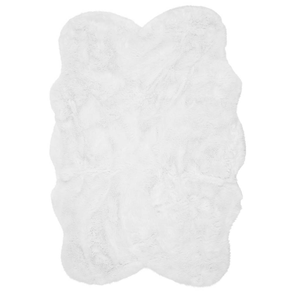 Auckland Luxury Faux Sheepskin 070x100cm White Rug