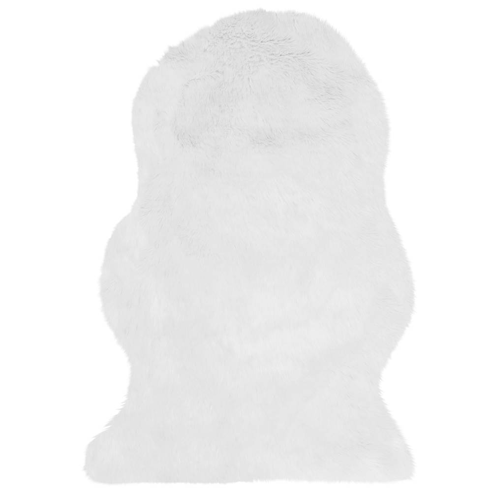 Auckland Luxury Faux Sheepskin 070x140cm White Rug