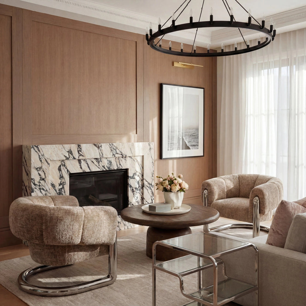 Audrey Dark Beige Chair