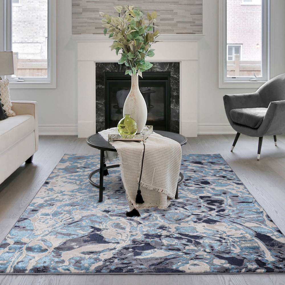 Aurora 120x170cm Foam Rug AU21 Rug