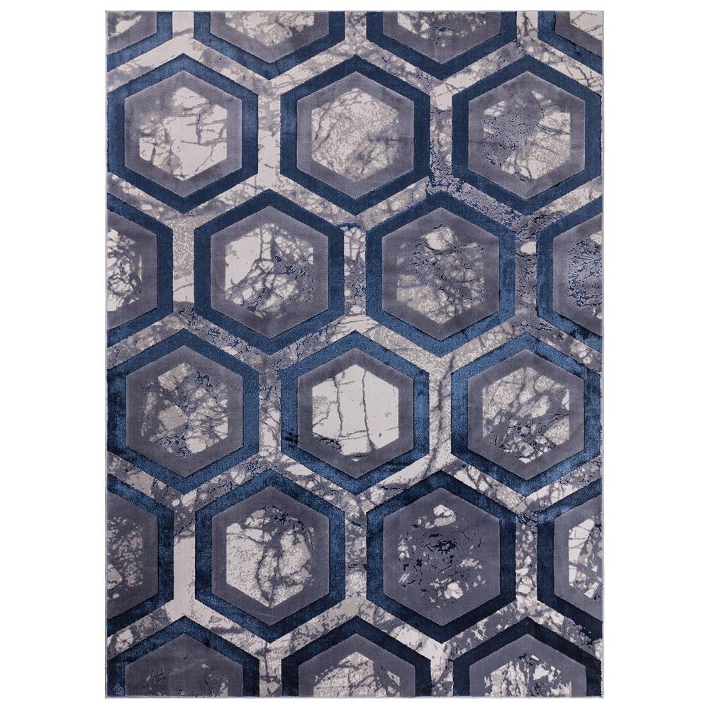 Aurora 120x170cm Hexagon Rug AU19 Rug