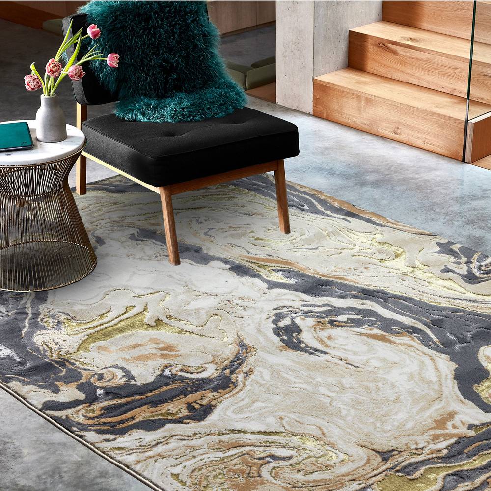 Aurora 120x170cm Marble Rug AU08 Rug
