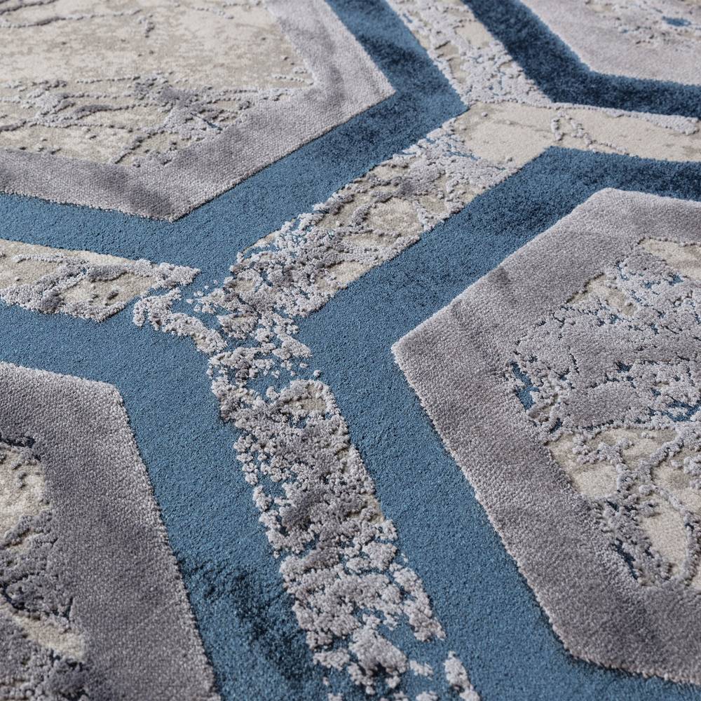 Aurora 200x290cm Hexagon Rug AU19 Rug