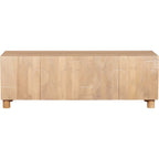 Austin Solid Wood Large Low Board Tv Cabinet