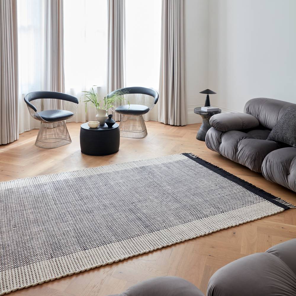 Avalon 120x170cm Monochrome Rug